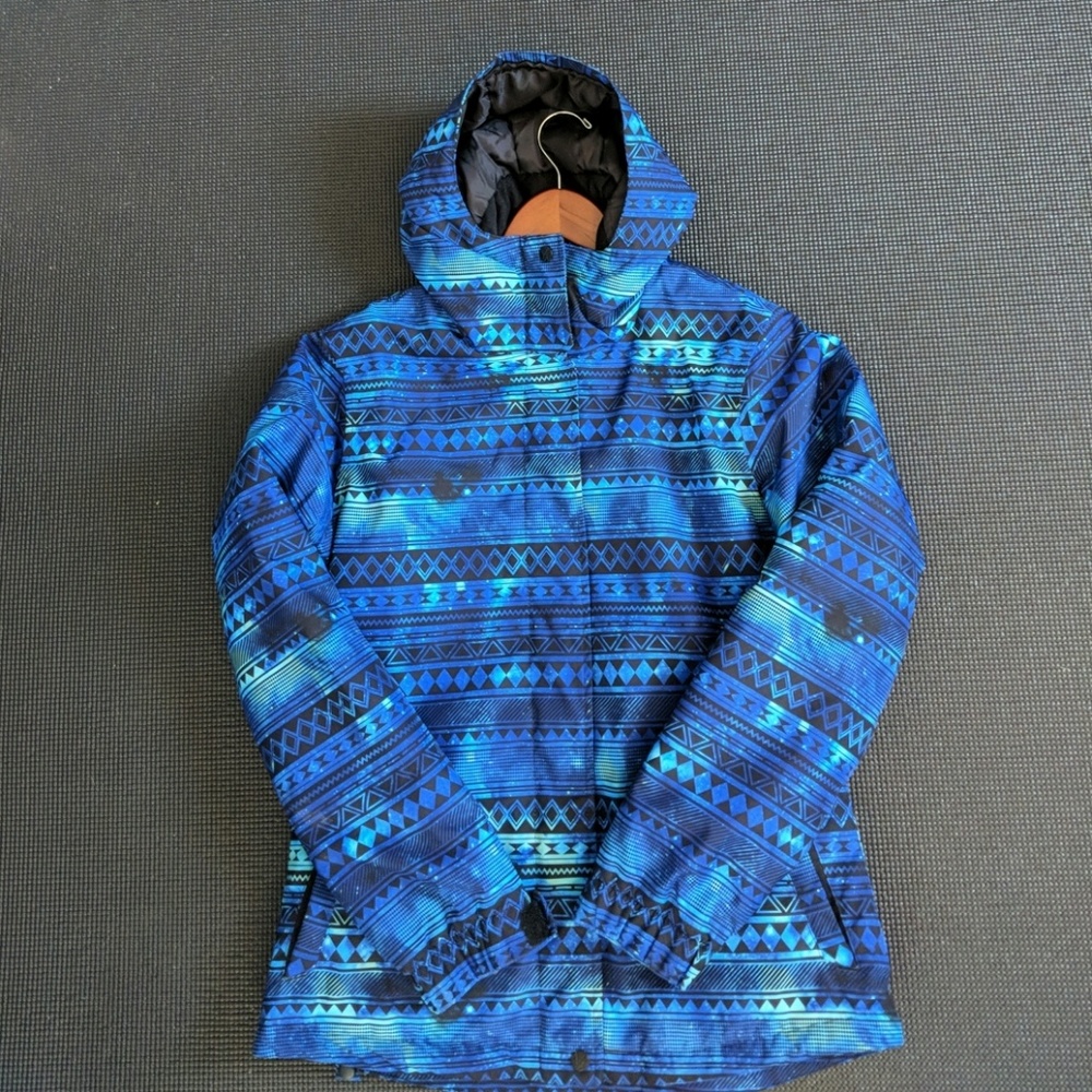 Aperture Blue Aztec Snow Jacket